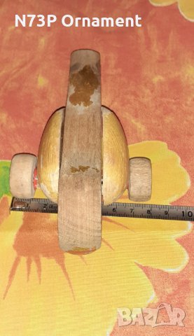 СТАРА ДЪРВЕНА ИГРАЧКА. ПТИЦА. ПИЛЕ. , снимка 5 - Антикварни и старинни предмети - 35804974