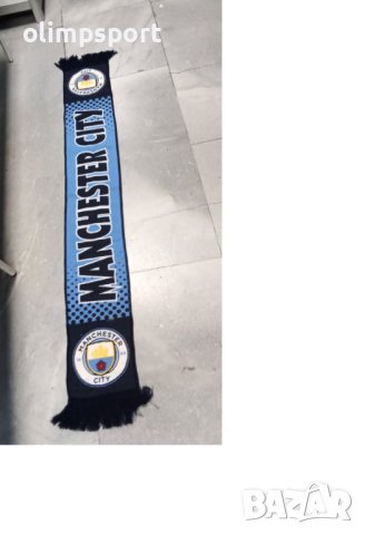 шал футболен Manchester City  нов тъкан,  размер 20 х 140см