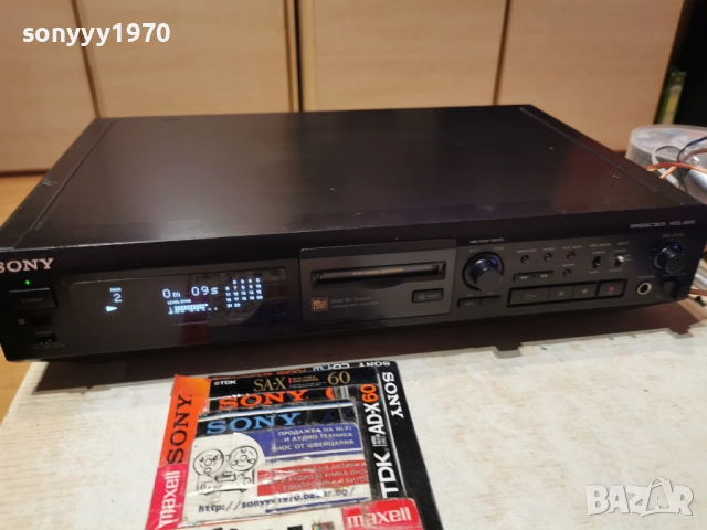 SONY MDS-JE510 MINIDISC DECK-ВНОС SWISS 2012251803, снимка 4 - Декове - 52859305