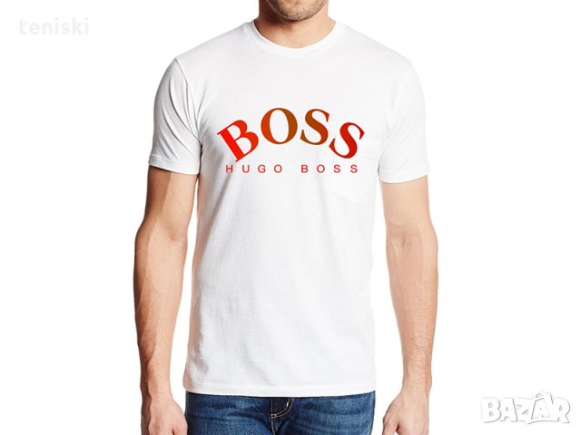 Тениски HUGO BOSS принт 8 модела, снимка 7 - Тениски - 30722447