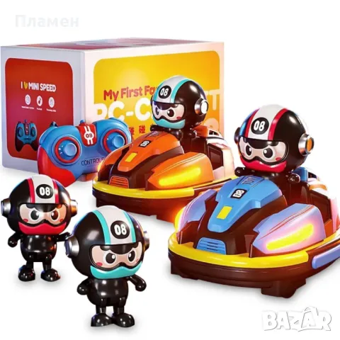 Ново!! Блъскащи колички с дистанционно управление игра за двама!, снимка 5 - Коли, камиони, мотори, писти - 49472126