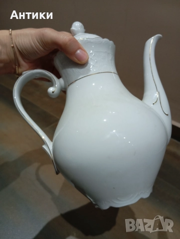 Порцеланов чайник кана маркиран, снимка 12 - Сервизи - 52513885