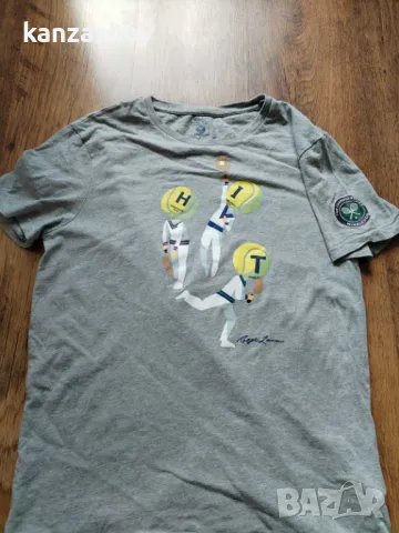 polo ralph lauren Wimbledon - страхотна юношеска тениска 175см., снимка 4 - Тениски - 49496598