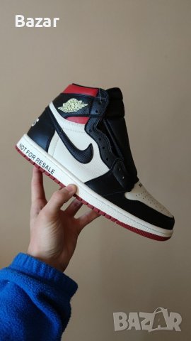 Nike Air Jordan 1 High No Photos Wear Me Crease Размер 43 Номер Мъжки Обувки Кецове Маратонки, снимка 1 - Кецове - 39385422