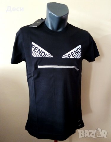 Fendi мъжка тениска нова с етикет, снимка 3 - Тениски - 35843139