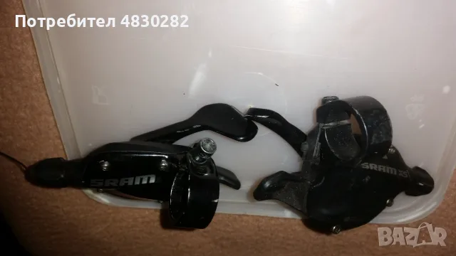 Команди  Ляв и десен 10х 2-speed Flat Bar Shift Lever left and right , снимка 5 - Части за велосипеди - 55742323