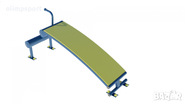 Лежанка извита за коремни преси OF33 , снимка 2 - Фитнес уреди - 36214700