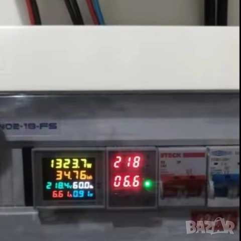 Подотчетен контролен електромер за DIN шина TOMZN 6 в 1 | 100A, снимка 12 - Друга електроника - 43448701