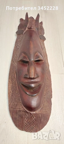 дърворезба масив ръчна изработка за ценители 70см , снимка 2 - Декорация за дома - 51979565