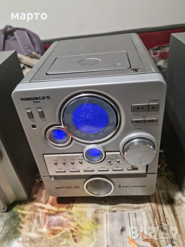 Thomson LIFE CS 520 audio system 5 CD aux, снимка 3 - Аудиосистеми - 53270573