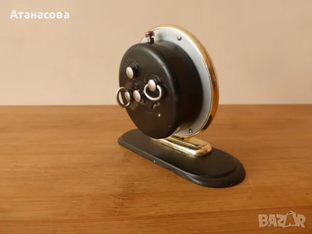 Рядък будилник Дружба със слон на ляво часовник Слава, снимка 6 - Антикварни и старинни предмети - 47427921