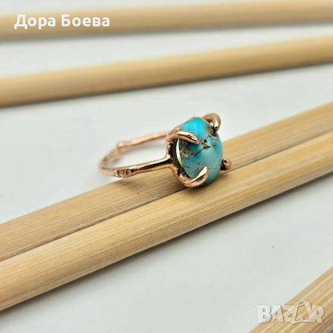 Сребърен пръстен: "Миг", снимка 2 - Пръстени - 52679925