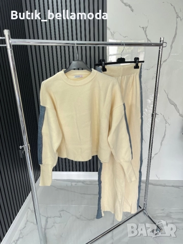 Ново комплекти плетива с дънков кант 