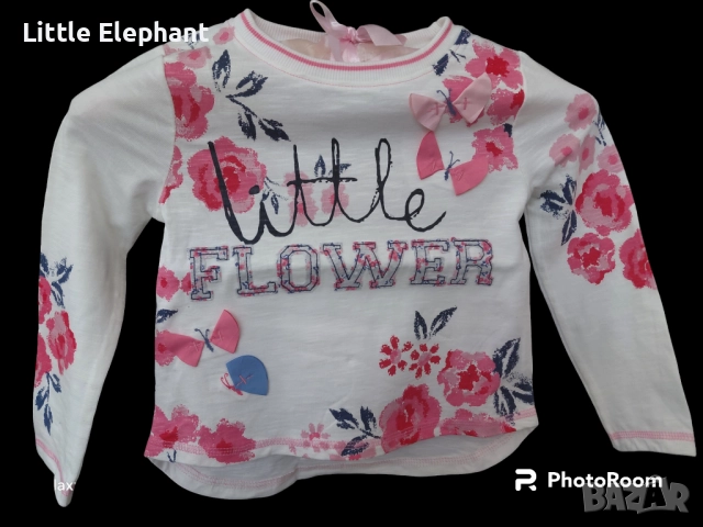 Блузка с дълъг ръкав за 2-3 год мом"Little flower",колекция"Flowers",Англия/нова