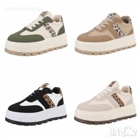 Дамски ниски кецове, 5цвята 