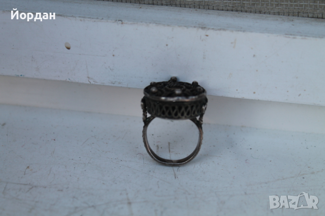 Дамски сребърен пръстен , снимка 1 - Пръстени - 36226128