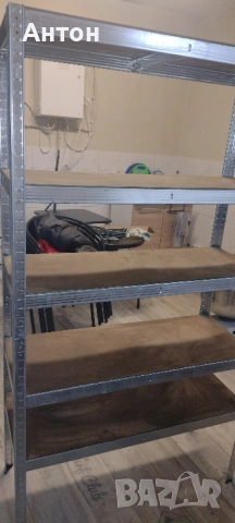 МЕТАЛЕН СТЕЛАЖ 180x100x40 СМ. , снимка 3 - Етажерки - 53419485