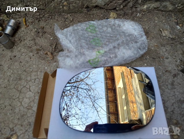 Стъкло Огледало Ляво За Пежо 206 1999г / Peugeot 206 1999y