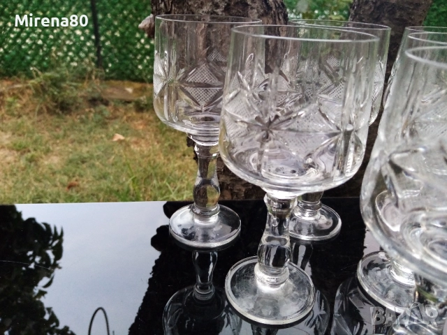 * Моника ромб * - кристален сервиз за вино !, снимка 2 - Сервизи - 51501876