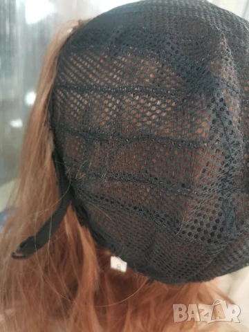 Нова светло кестенява  перука 35 см Боб стил без бретон - мод.17, снимка 12 - Аксесоари за коса - 12719429