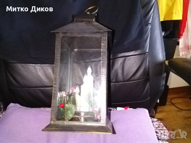 Коледна къщичка светеща Н-30см и размер 14х14см, снимка 3 - Декорация за дома - 42318449