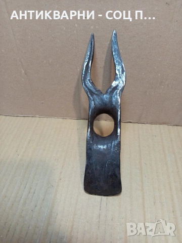 Соц Старо Ръчно Ковано Малко Мотиче Каластирка. НОМЕР 710., снимка 4 - Антикварни и старинни предмети - 53515074