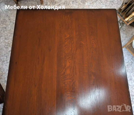 Масивна дъбова разтегателна маса, снимка 6 - Маси - 50999545