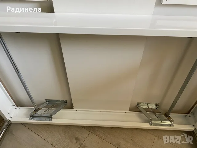 Столове 4 броя комплект и стъклена маса, снимка 13 - Столове - 55665774