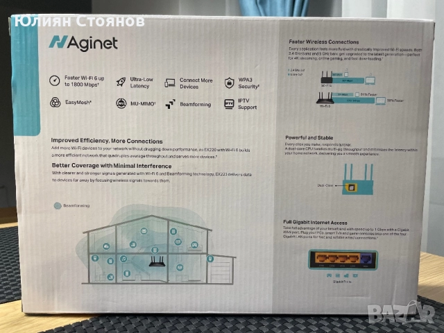 Рутер за интернет - Лайфай/Wi-Fi, снимка 2 - Рутери - 52452713
