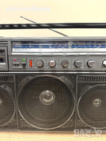 🔉Ретро радиокасетофон бумбокс PHILIPS D8444🔉, снимка 4 - Радиокасетофони, транзистори - 53219931