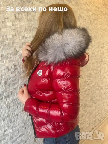 Дамско зимно яке с естествен пух на качулката Philipp Plein🔝Moncler🔝Karl Lagerfeld Код D1541, снимка 6 - Якета - 48351390