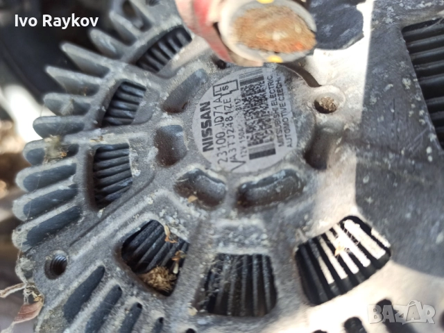 Генератор за Nissan Qashqai 2.0DCI , 23100-JD71A , A3TJ2481ZE, снимка 3 - Части - 52485971