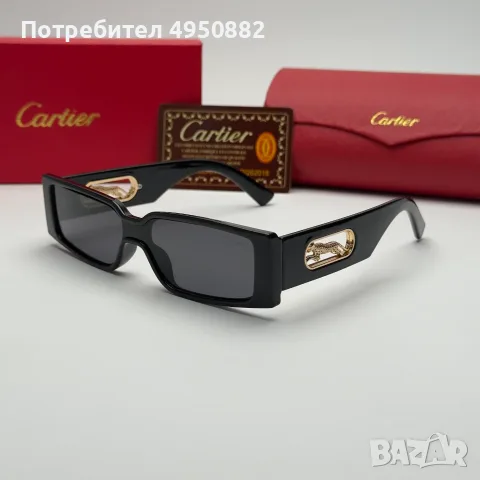 Слънчеви очила Cartier Panther Edition правоъгълни нови, черно и бяло, снимка 2 - Слънчеви и диоптрични очила - 56161859