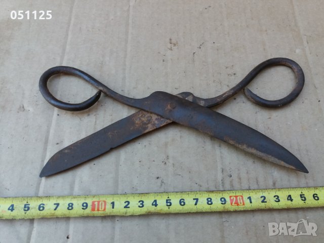 кована абаджийска ножица за шаек - жеравна , снимка 10 - Антикварни и старинни предмети - 36004963