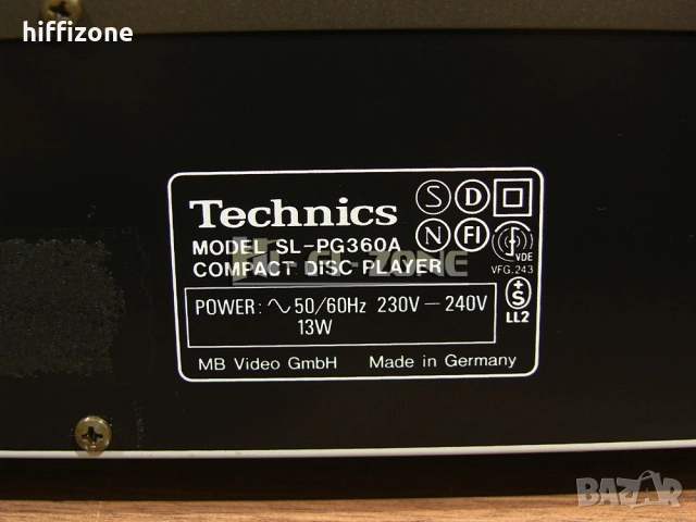 CD плеър  Technics sl-pg360a /1 , снимка 8 - Ресийвъри, усилватели, смесителни пултове - 52944231