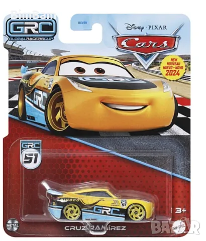 Оригинална kоличка Cars CRUZ RAMIREZ GRC / Disney / Pixar, снимка 1 - Коли, камиони, мотори, писти - 48079985