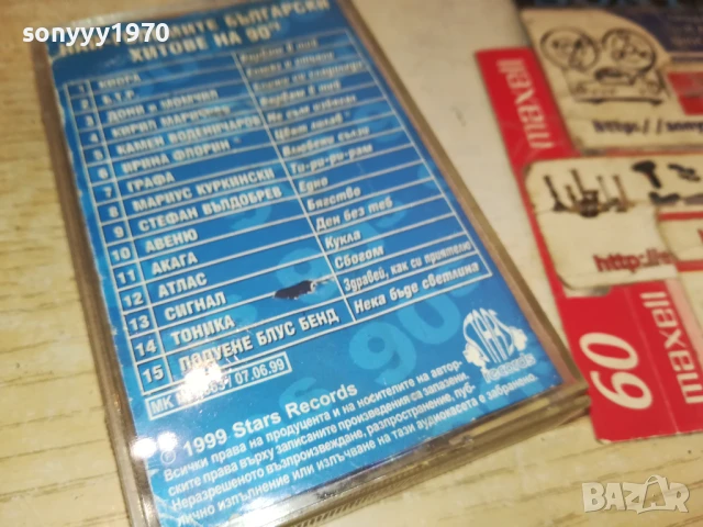 НАЙ-ГОЛЕМИТЕ БГ ХИТОВЕ-ОРИГИНАЛНА КАСЕТА 2407251640, снимка 6 - Аудио касети - 51130527