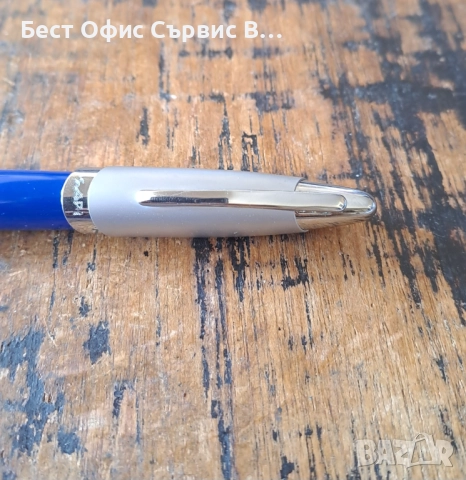 писалка и химикалка Сапи Sapi комплект сребро със синьо Италия в кутия, снимка 10 - Ученически пособия, канцеларски материали - 52472285
