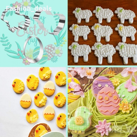 Комплект форми за сладки 7 броя резачки за бисквити от неръждаема стомана, снимка 6 - Други - 36062828