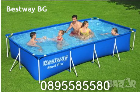 Басейн правоъгълен Bestway 400х 211х81см  Splash Frame,, снимка 6 - Басейни и аксесоари - 36238737