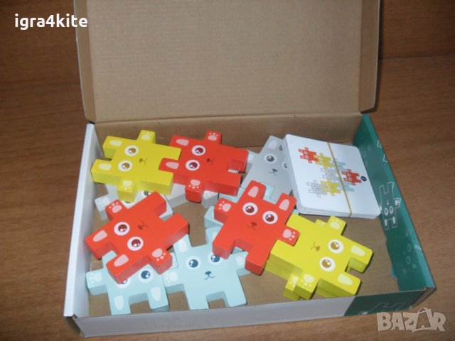 НАМАЛЕНА ЦЕНА! Дървена игра Дженга Зайчета - тетрис конструктор, снимка 9 - Игри и пъзели - 34840907