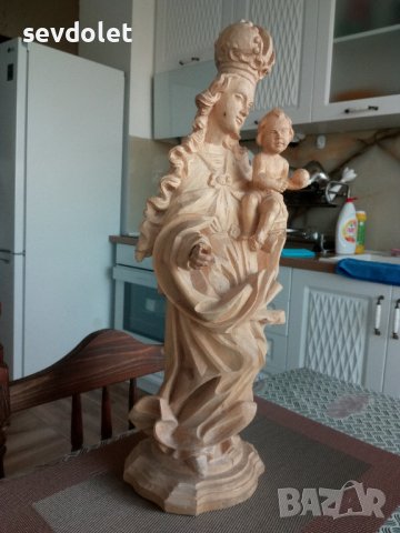 Уникално с изработката си старинно,произведение на изкуството.Дърворезба., снимка 2 - Антикварни и старинни предмети - 42309177