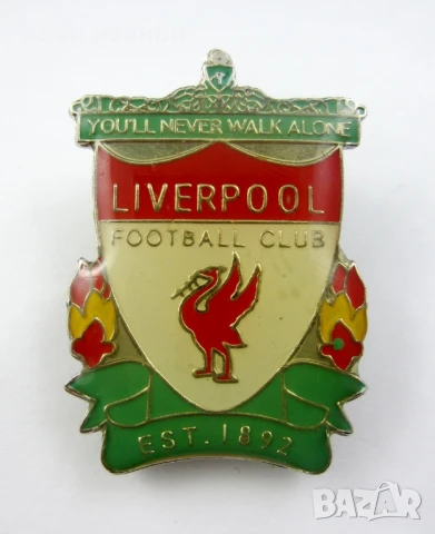 Англия-Футбол-ФК Ливърпул-Стара значка