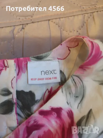 Памучна рокличка на Некст, снимка 3 - Детски рокли и поли - 50350964