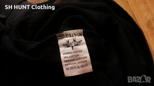 SWEDTEAM Leather Vest размер L елек естествена кожа - 788, снимка 11 - Други - 47376306