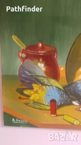 Красива картина. Масло върху платно. Белгия, снимка 6 - Картини - 44688161