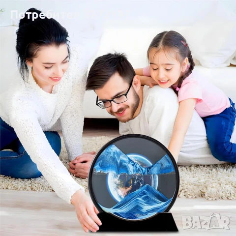 Художествената картина с движещ се пясък-Космос, снимка 2 - Декорация за дома - 50462190