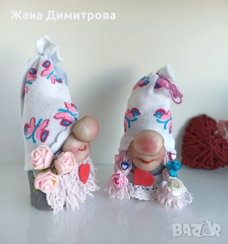 Ръчно изработени гномчета, снимка 4 - Декорация за дома - 34279815