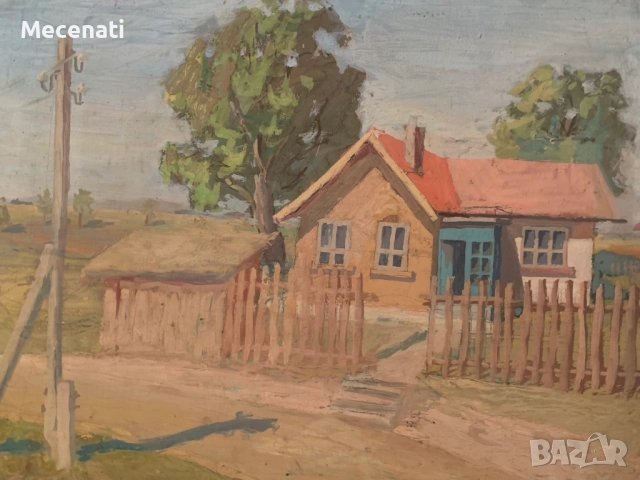 Боно Шкодров (1935 - 2015), масло/дъска, снимка 2 - Картини - 53110280