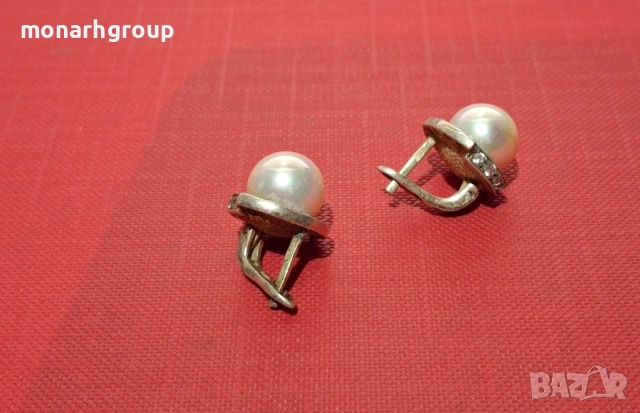 Сребърни обеци